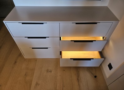 Sideboard MDF lackiert, LED